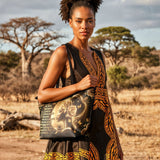 "Lumina" Leather Tote Bag - BRAVE ONES DEAL