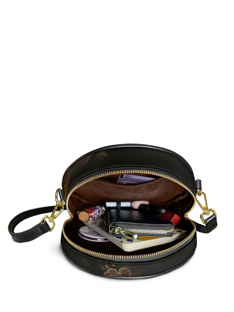 "Lumina" Circle Crossbody Bag