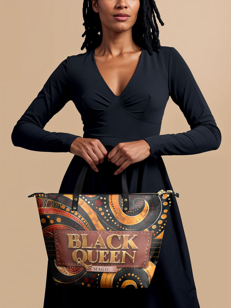 "Makeda" Leather Tote Bag Matching Set - DD DEAL