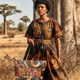 "Makeda" Leather Tote Bag BTS DEAL