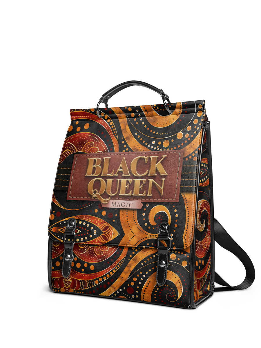 "Makeda" Leather Backpack