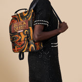 "Makeda" Leather Backpack