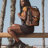 "Makeda" Leather Backpack