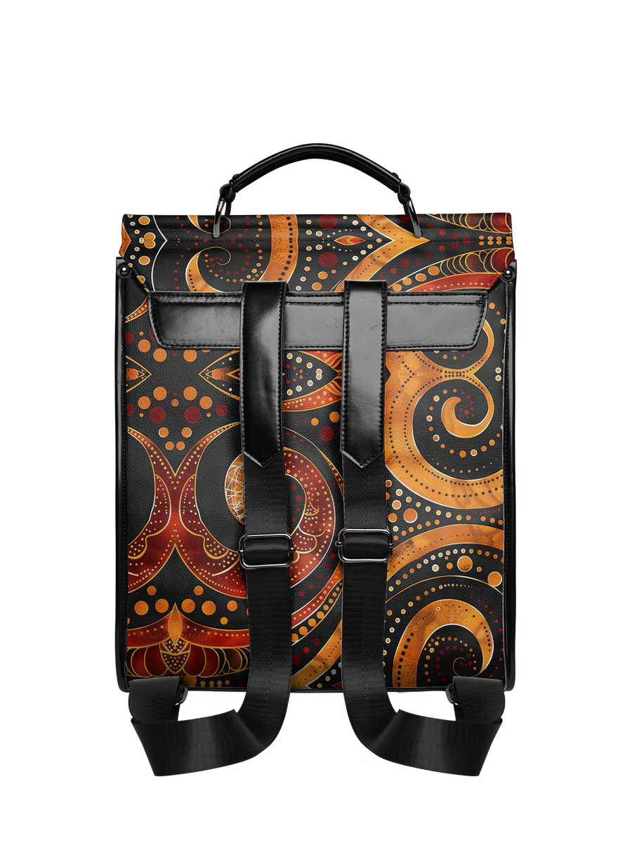 "Makeda" Leather Backpack