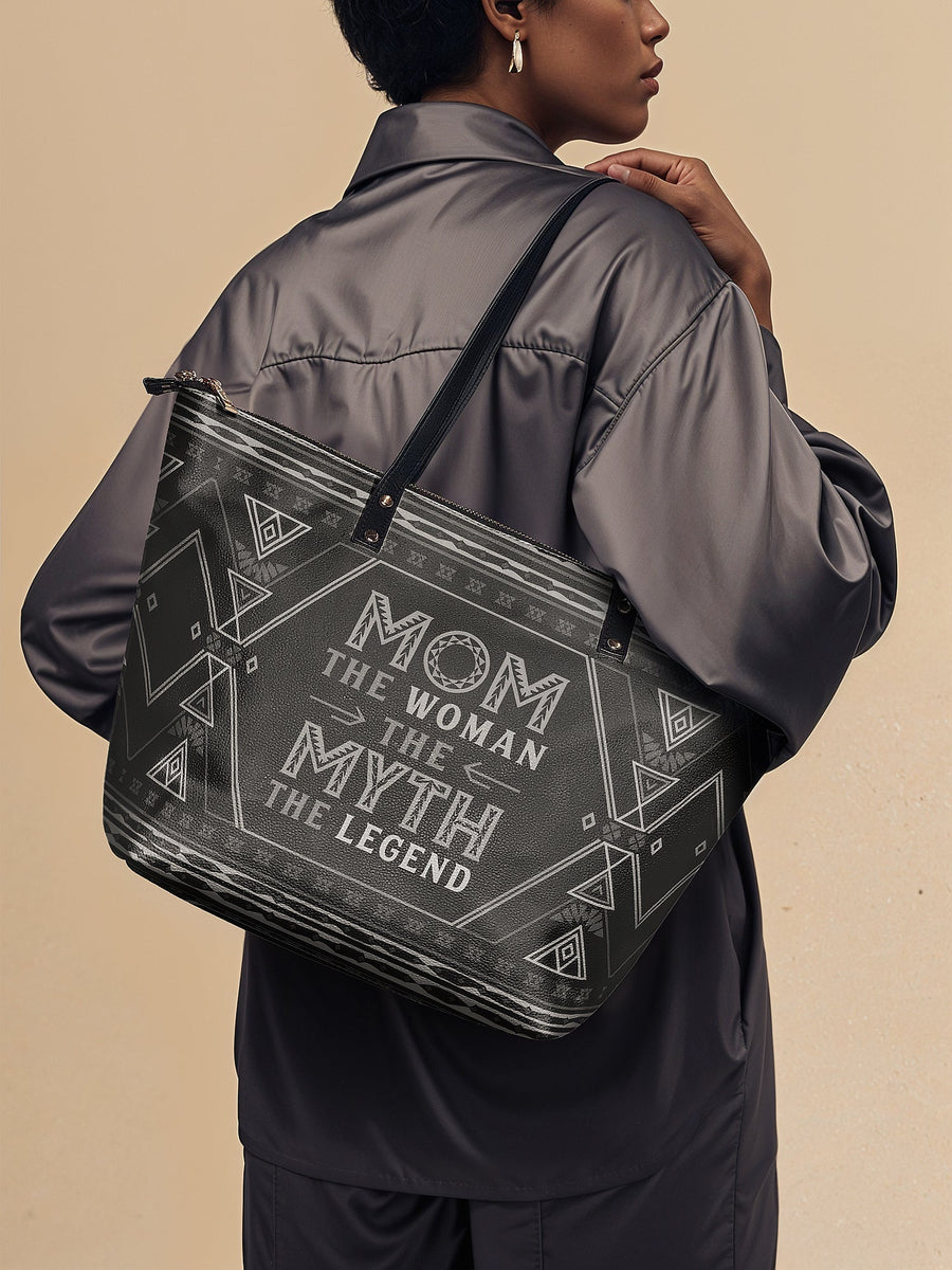 "Mamalore" Leather Tote Bag