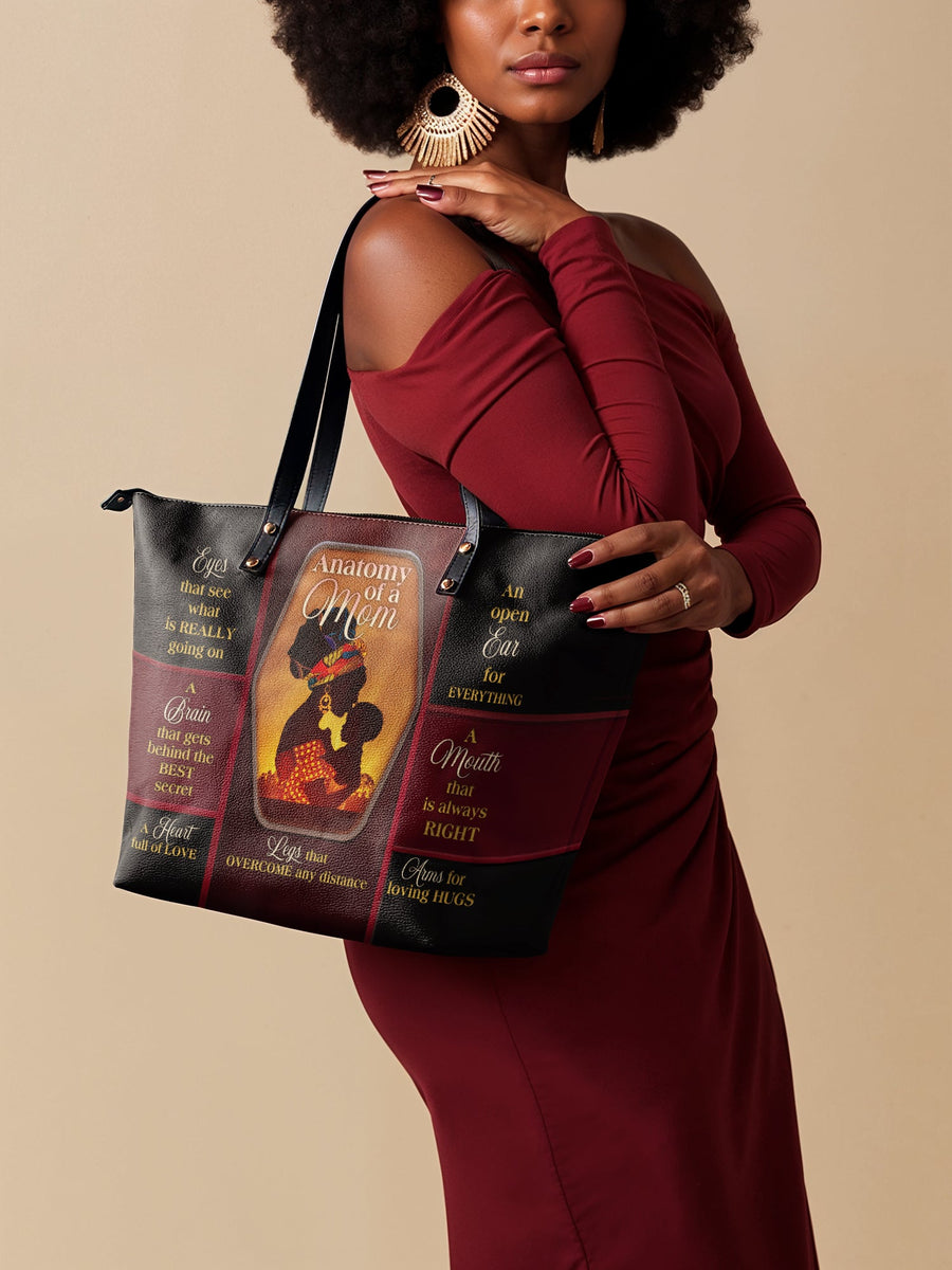 "Mamoya" Leather Tote Bag