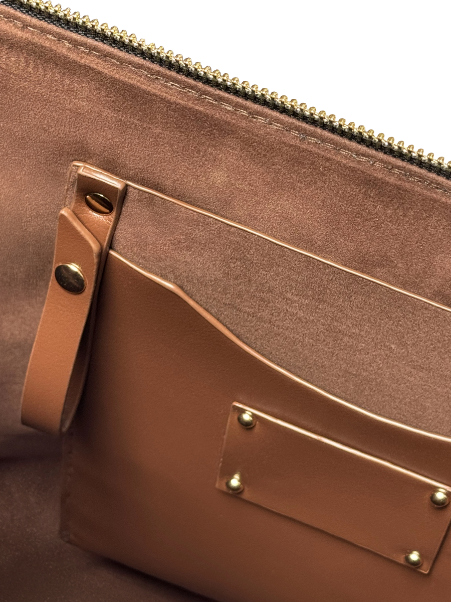 "Mamoya" Leather Tote Bag