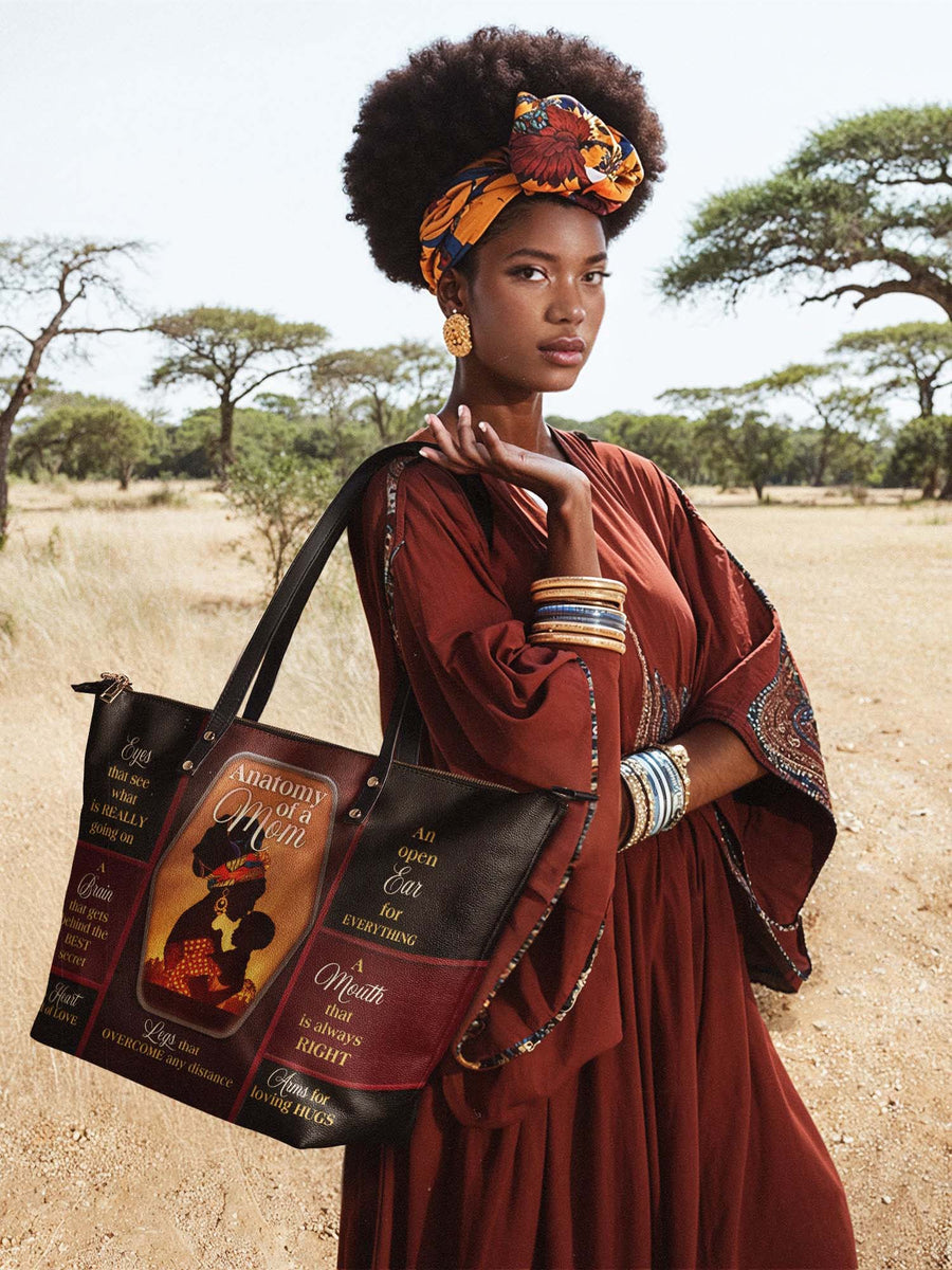 "Mamoya" Leather Tote Bag