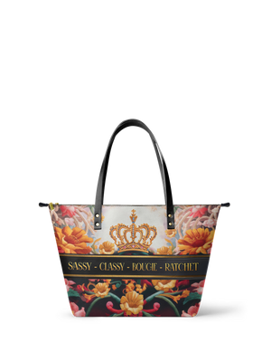 "Naija Royale" Leather Tote Bag
