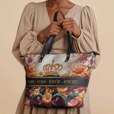 "Naija Royale" Leather Tote Bag - BRAVE ONES DEAL