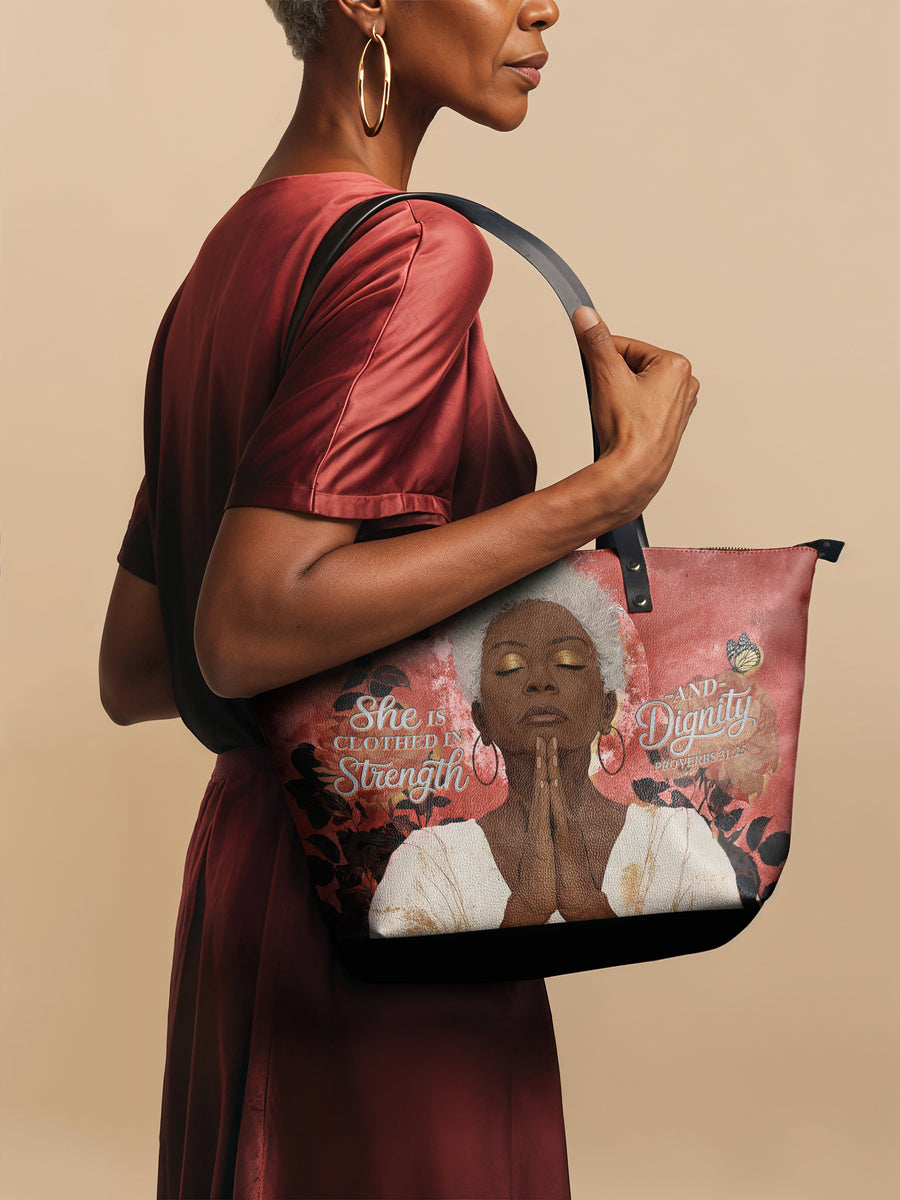 "Namisa" Leather Tote Bag