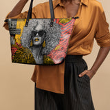 "Nandeka" Leather Tote Bag