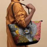 "Nandeka" Leather Tote Bag