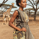 "Njia" Small Leather Handbag (Top Grain) BTS DEAL
