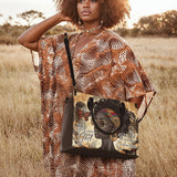 "Njia" Leather Handbag - BRAVE ONES DEAL