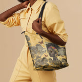 "Njia" Leather Tote Bag - BRAVE ONES DEAL