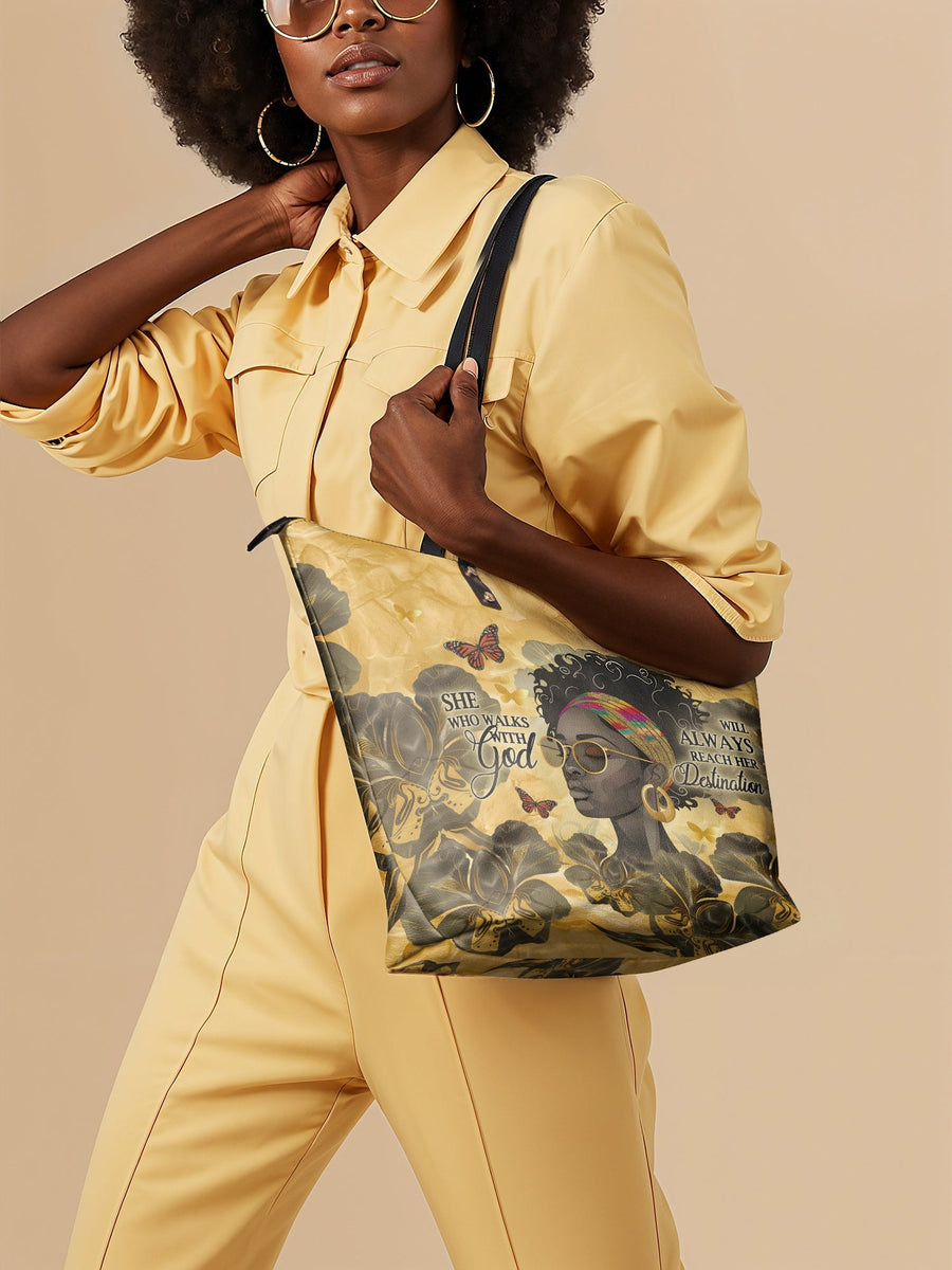 "Njia" Leather Tote Bag - DD DEAL