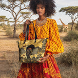 "Njia" Leather Tote Bag - BRAVE ONES DEAL