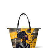 "Sanaa" Cornbread Leather Tote Bag Deal