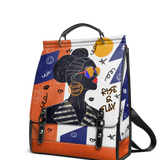 "Sanaa" Salt Pop Leather Backpack