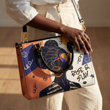 "Sanaa" Salt Pop Leather Handbag - BRAVE ONES DEAL