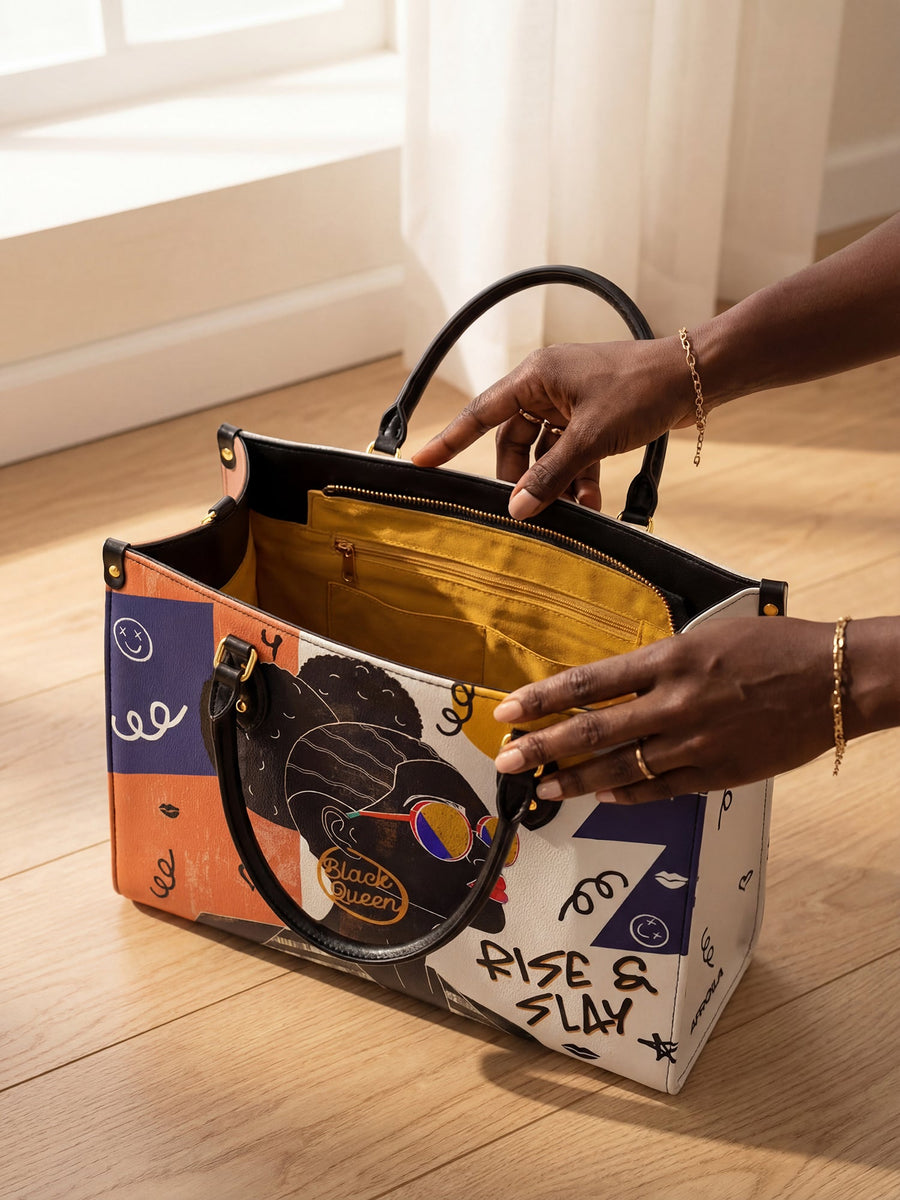 "Sanaa" Salt Pop Leather Handbag Matching Set - DD DEAL