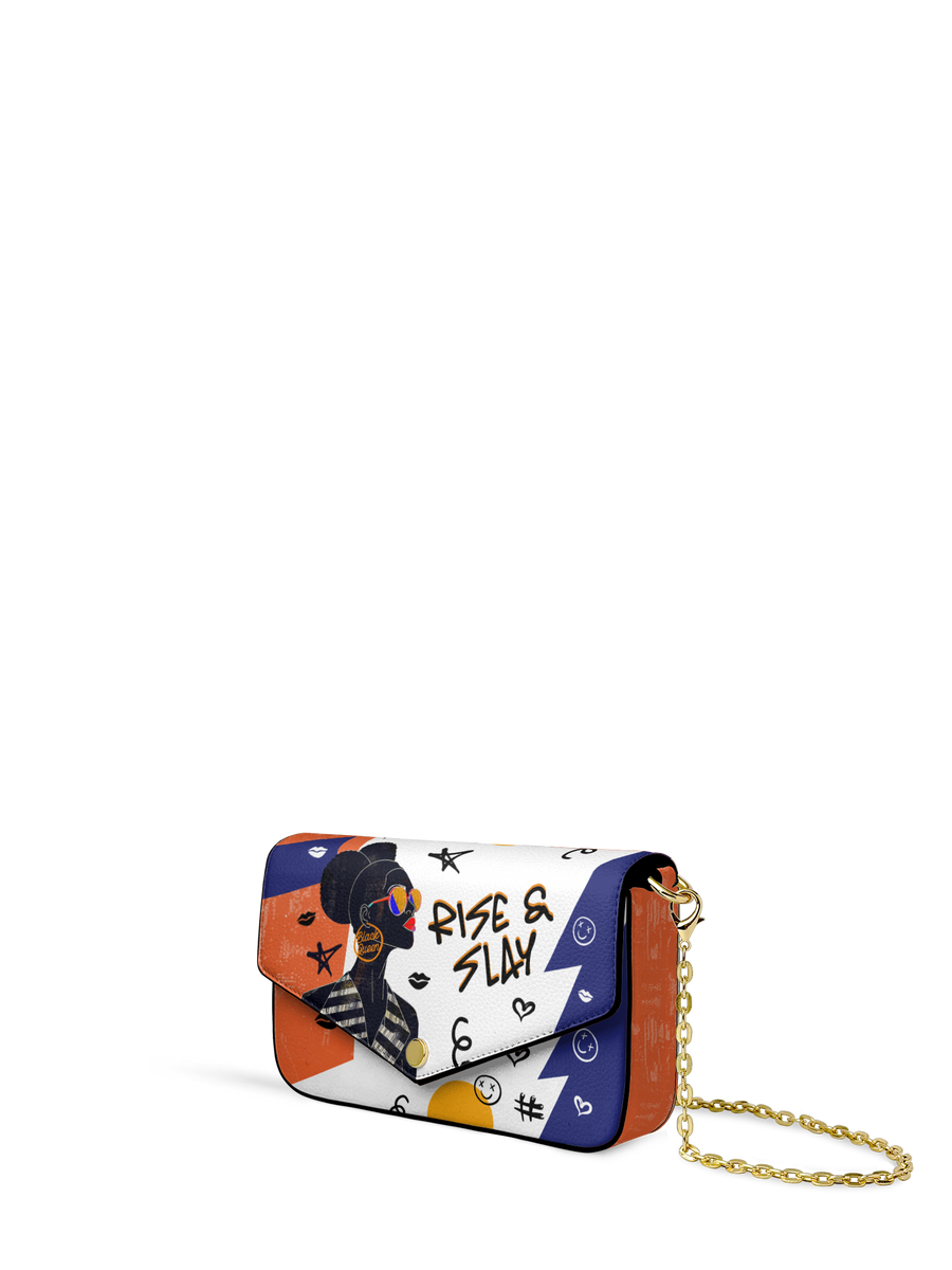 "Sanaa" Salt Pop Envelope Chain Crossbody Bag