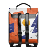 "Sanaa" Salt Pop Leather Backpack