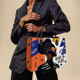 "Sanaa" Rise & Slay White Leather Handbag Deal