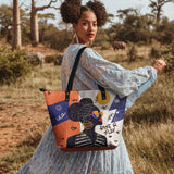 "Sanaa" Salt Pop Leather Tote Bag BTS DEAL