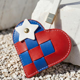 "Since 1776" Woven Heart Charm