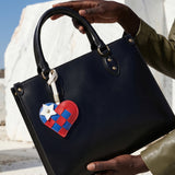 "Since 1776" Woven Heart Charm
