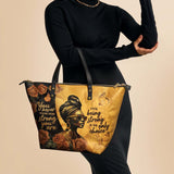 "Siyanda" Leather Tote Bag - BRAVE ONES DEAL