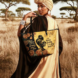 "Siyanda" Leather Tote Bag - BRAVE ONES DEAL