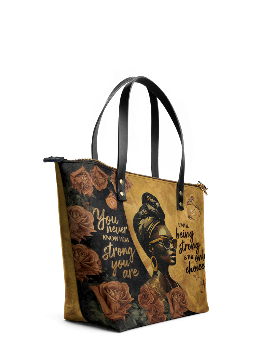 "Siyanda" Leather Tote Bag