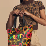 "Solya" Leather Tote Bag BTS DEAL