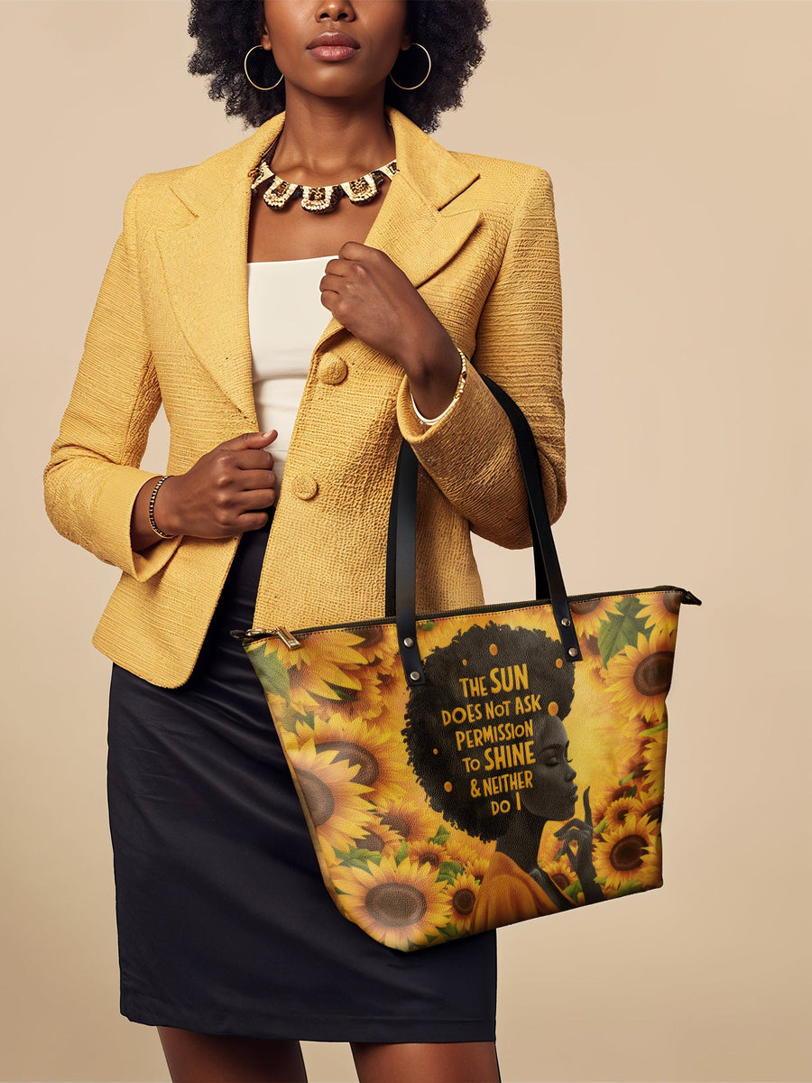"Sunaya" Leather Tote Bag