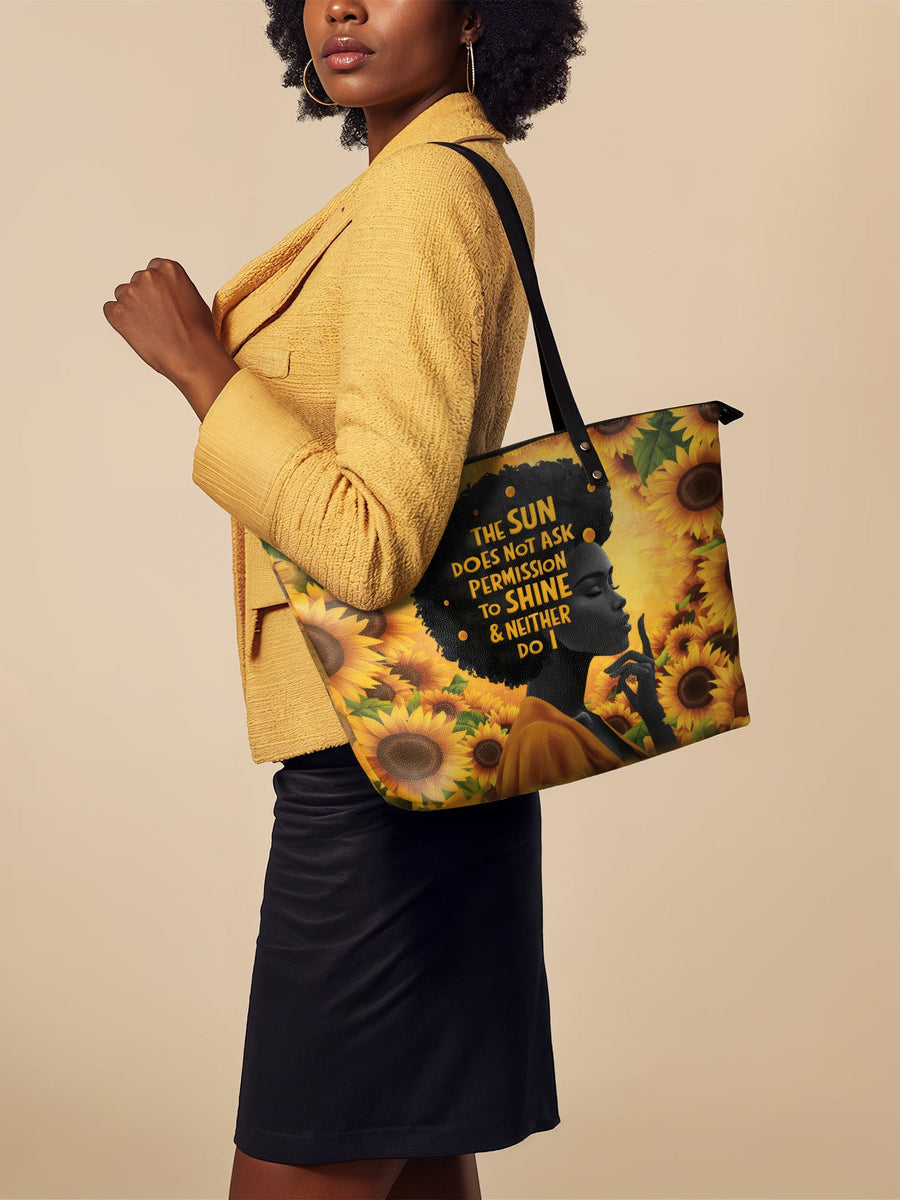 "Sunaya" Leather Tote Bag