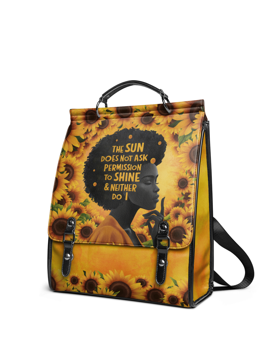 "Sunaya" Leather Backpack