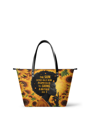 "Sunaya" Leather Tote Bag