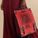 "Tajimom" Leather Backpack