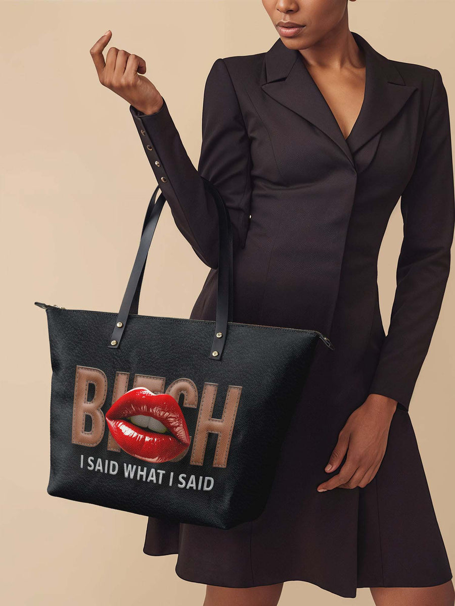 "Teyana" Leather Tote Bag
