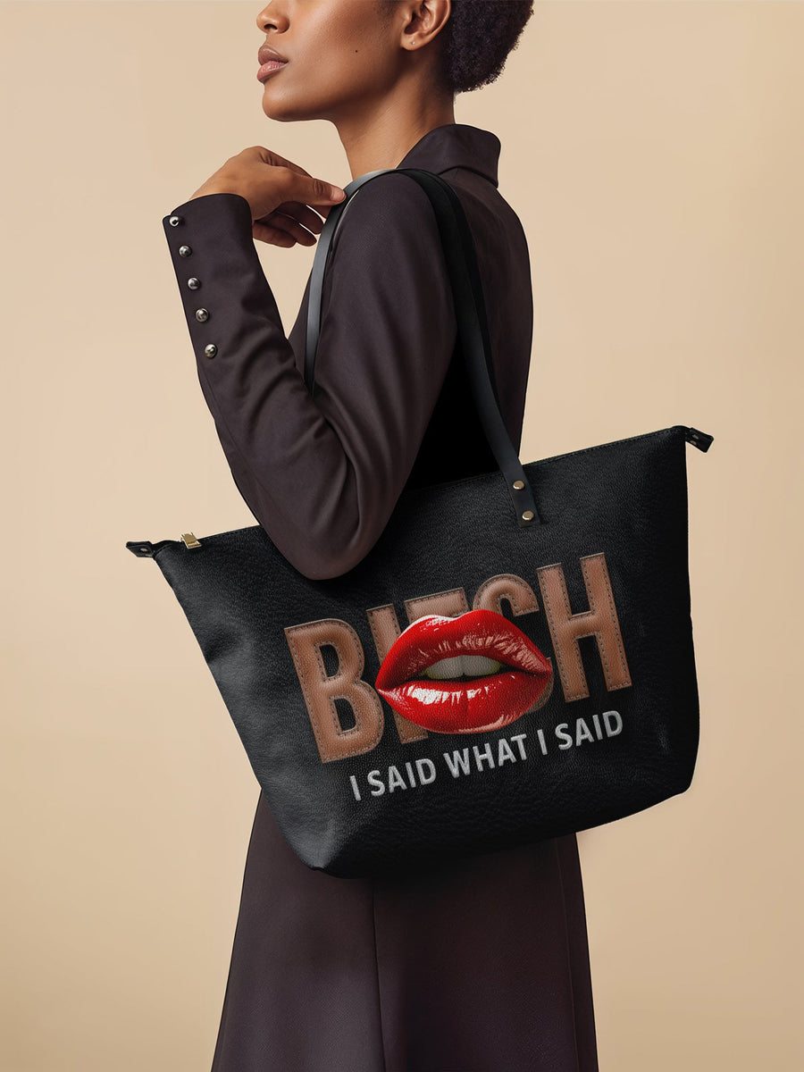 "Teyana" Leather Tote Bag