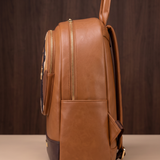"Tulia" Applique Leather Backpack