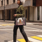 "Zalina" Leather Handbag