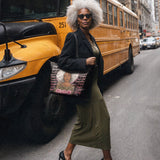 "Zalina" Leather Tote Bag