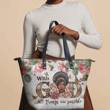 "Zanira" Leather Tote Bag