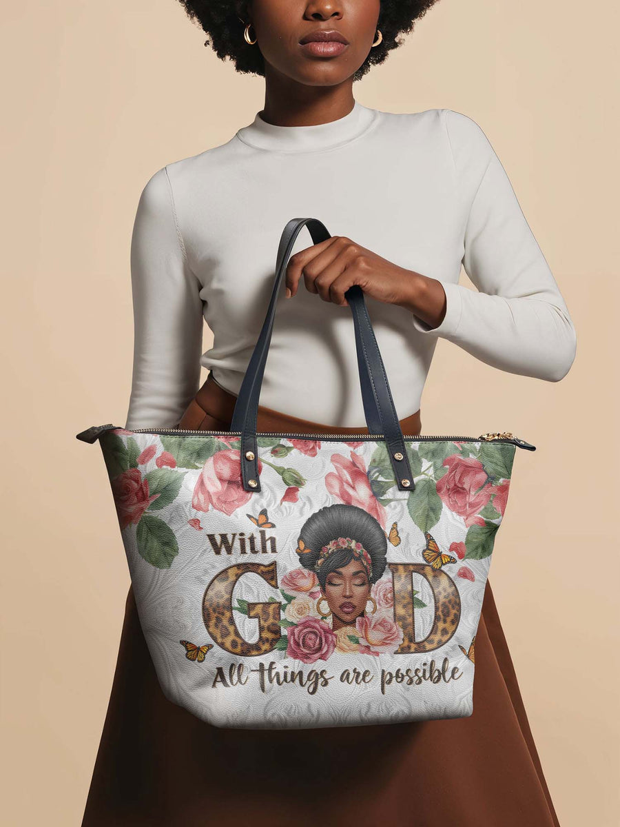 "Zanira" Leather Tote Bag - DD DEAL