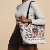 "Zanira" Leather Tote Bag