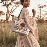 "Zanira" Leather Tote Bag